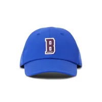 burberry kids casquette à patch logo - bleu