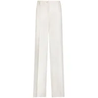 dolce & gabbana pantalon de tailleur à coupe ample - blanc