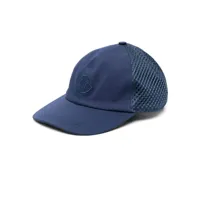 moncler casquette à logo brodé - bleu
