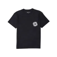 purple brand t-shirt en coton à logo imprimé - noir