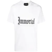 john richmond t-shirt raino à logo imprimé - blanc