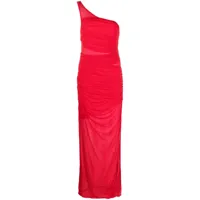 gauge81 robe longue moni à une épaule - rouge