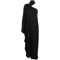taller marmo robe longue bolkan à une épaule - noir