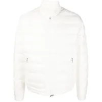 moncler veste zippée matelassée acorus - blanc