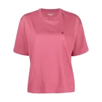 carhartt wip t-shirt oversize à logo brodé - rose