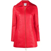 patou veste zippée à design matelassé - rouge