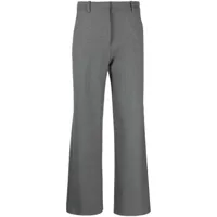 maje pantalon de tailleur à coupe ample - gris