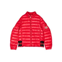 moncler enfant veste matelassée à capuche dissimulée - rouge