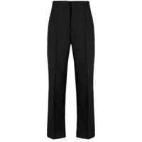 off-white pantalon de costume à détail de zip - noir