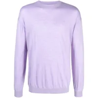 nanushka t-shirt à col rond - violet