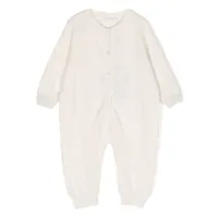 dolce & gabbana kids pyjama à motif en jacquard - blanc