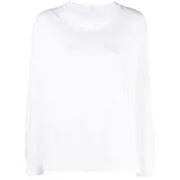 alexander wang t-shirt à logo - blanc