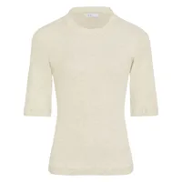 rosetta getty t-shirt en coton à encolure ronde - tons neutres