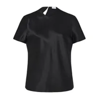 rosetta getty t-shirt bias à manches courtes - noir