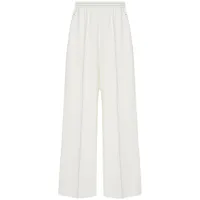 rosetta getty pantalon ample à taille élastiquée - blanc
