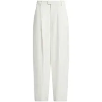 marni pantalon de costume à coupe courte - blanc