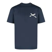jacquemus t-shirt à patch logo - bleu