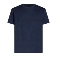 etro t-shirt en coton à imprimé cachemire - bleu