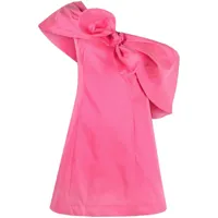 bernadette robe luca à détails de nœuds - rose