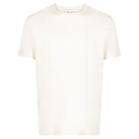 sunspel t-shirt en coton à manches courtes - tons neutres