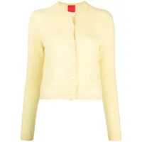 cashmere in love cardigan faye en maille fine - jaune