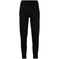 cashmere in love pantalon de jogging jana en maille fine - noir