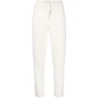 cashmere in love pantalon de jogging sarah en maille fine - blanc