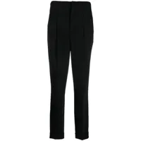 ralph lauren collection pantalon de tailleur edmonds à coupe fuselée - noir