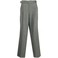 etudes pantalon de costume à taille ceinturée - gris