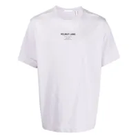 helmut lang t-shirt en coton à logo imprimé - violet