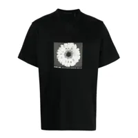 helmut lang t-shirt en coton à imprimé photographique - noir