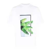 blue sky inn t-shirt à imprimé végétal - blanc