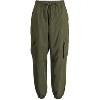 the upside pantalon de jogging kendall à coupe sarouel - vert