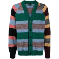 ps paul smith cardigan à rayures - multicolore