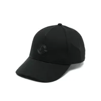 moncler casquette à patch logo - noir