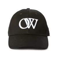 off-white casquette à logo ow - noir