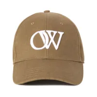 off-white casquette à logo ow - tons neutres