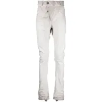 boris bidjan saberi jean taille-élastique à coupe sarouel - gris