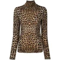 camilla t-shirt soul of a star gazer à imprimé léopard - multicolore