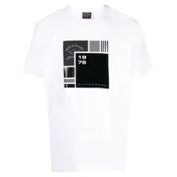 paul & shark t-shirt en coton à logo imprimé - blanc