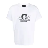 simone rocha t-shirt en coton à imprimé graphique - blanc