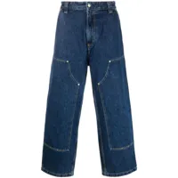carhartt wip jean ample nash à taille basse - bleu