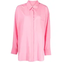 studio tomboy chemise à fermeture dissimulée - rose