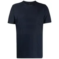 dunhill t-shirt à motif en jacquard - bleu