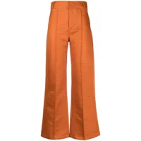 destree pantalon yoshitomo à coupe droite - orange