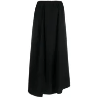 christian wijnants jupe en laine sonam à design asymétrique - noir