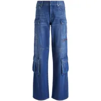 alice + olivia jean ample cay à poches cargo - bleu