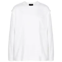 simone rocha t-shirt en jersey à ornements - blanc