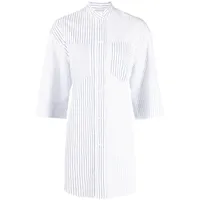 lee mathews t-shirt en coton rhodes à rayures - blanc