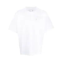 sacai t-shirt en coton à poches multiples - blanc
